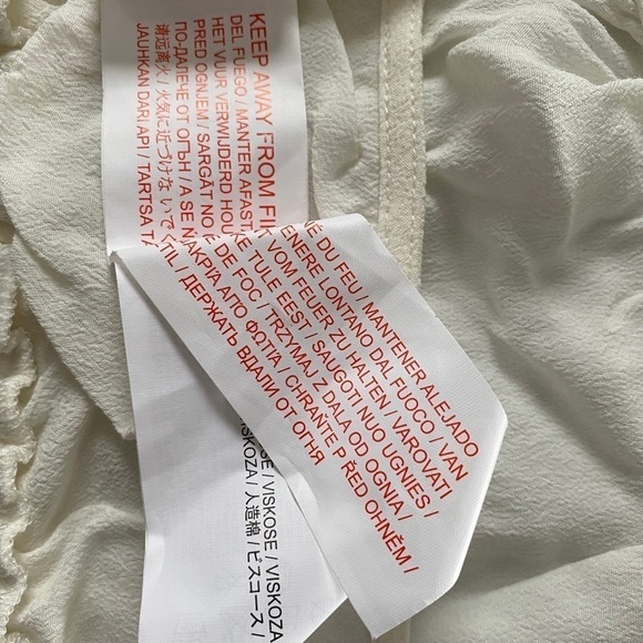 NWT Minkpink Top Tank white cropped bottom elastic summer v neck Y2K size S - Picture 8 of 8